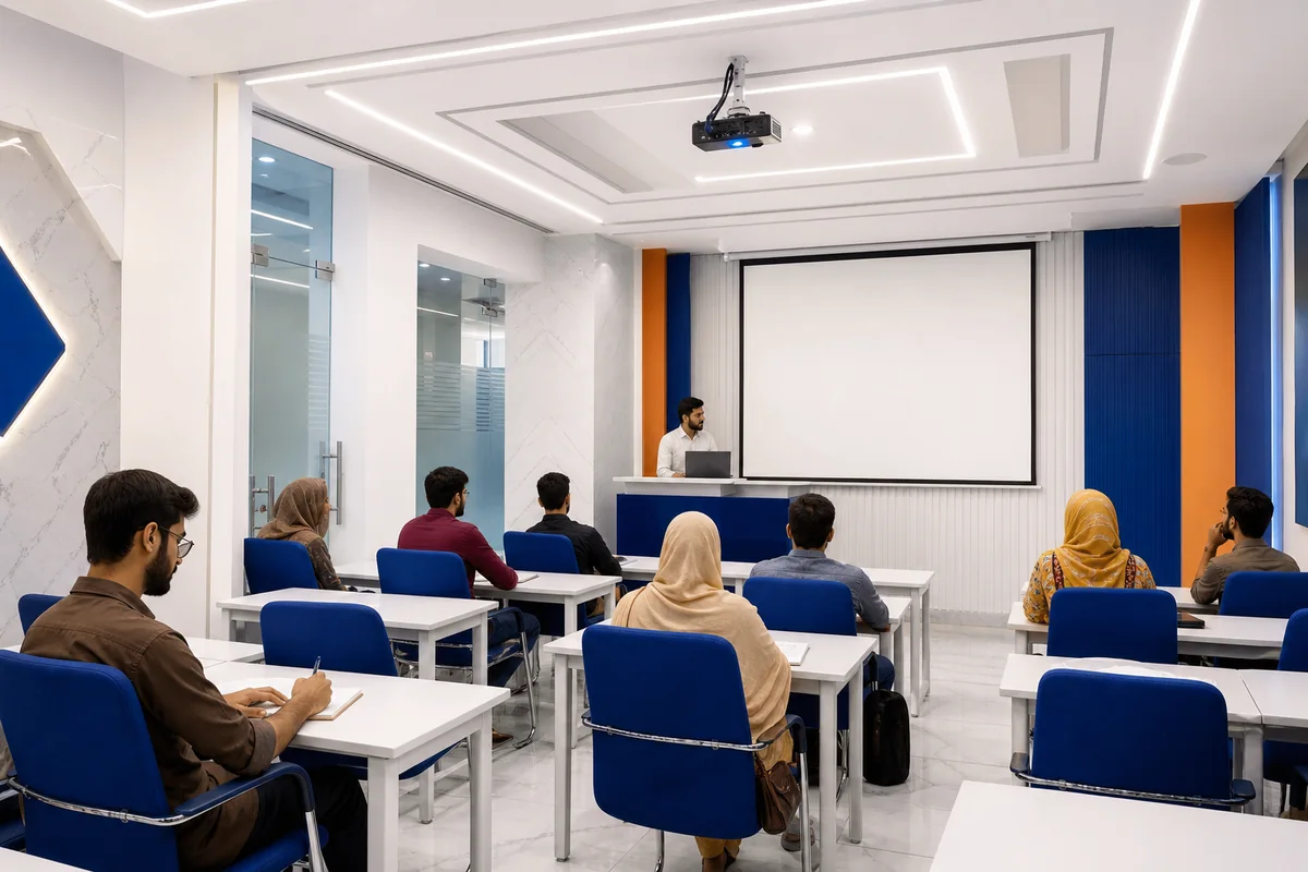 Classroom facility at Shahab Digital College