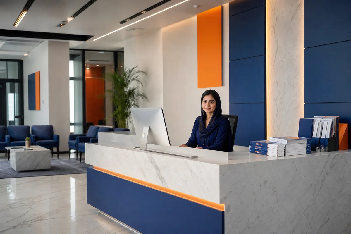 Reception facility at Shahab Digital College